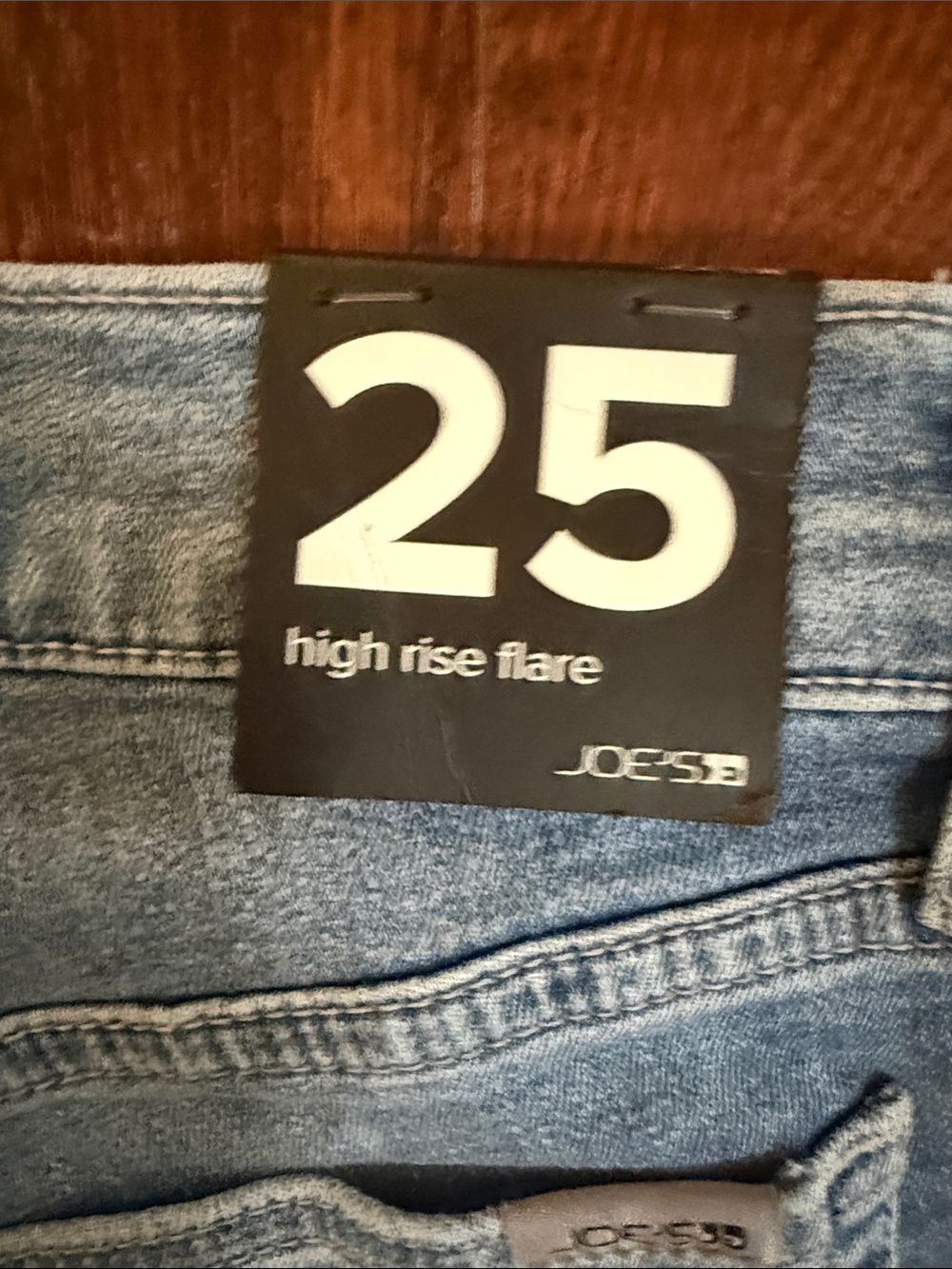 Joe's Jeans Mid-Blue Flare Leg Jeans - Picture 4 of 5